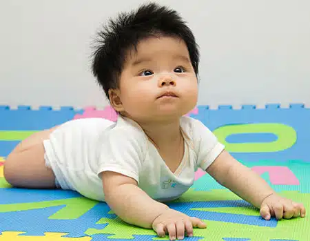 Baby_-playmat baby on a playmat
